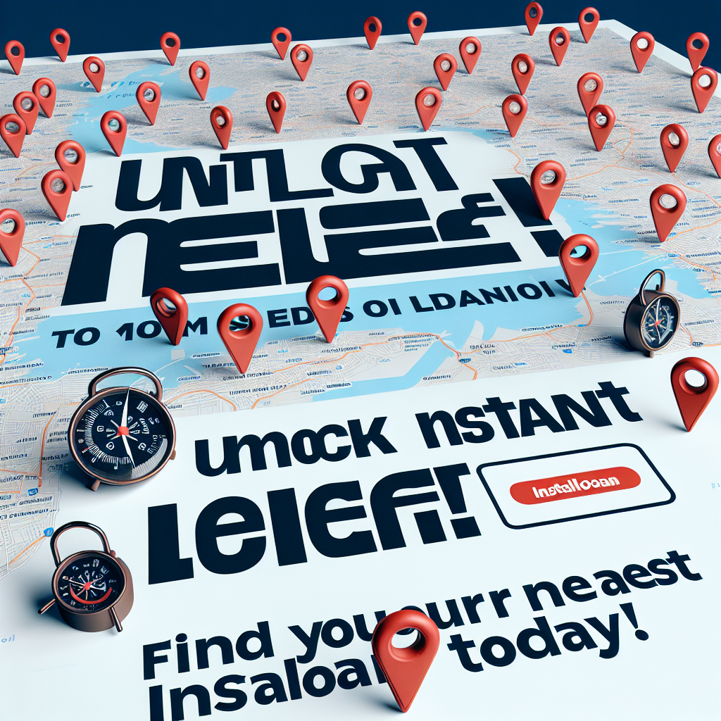 Unlock Instant Relief: Find Your Nearest Instaloan Today!