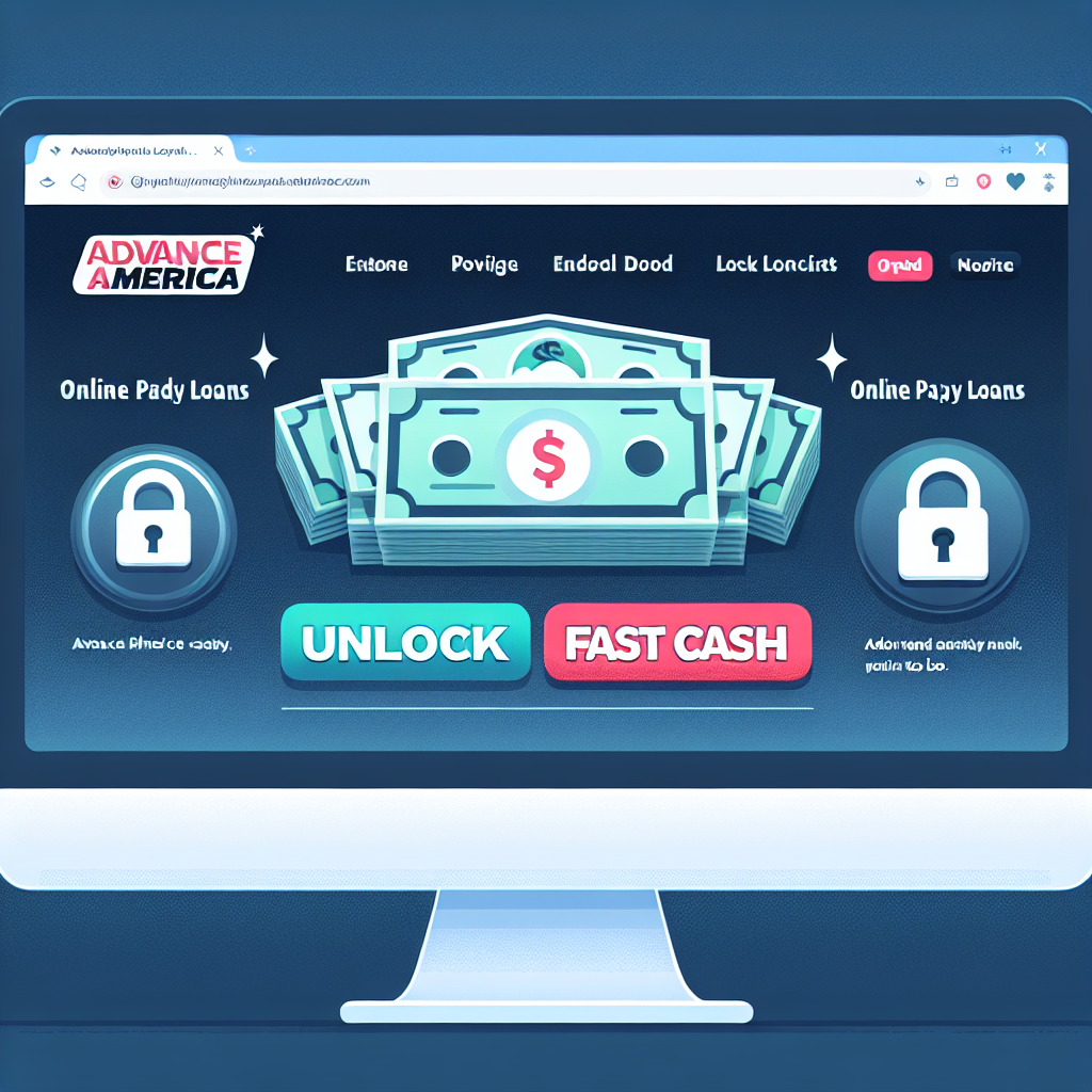 Unlock Fast Cash: Advance America Online Payday Loans Unveiled