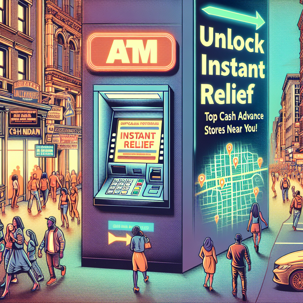 Unlock Instant Relief: Top Cash Advance Stores Near You!