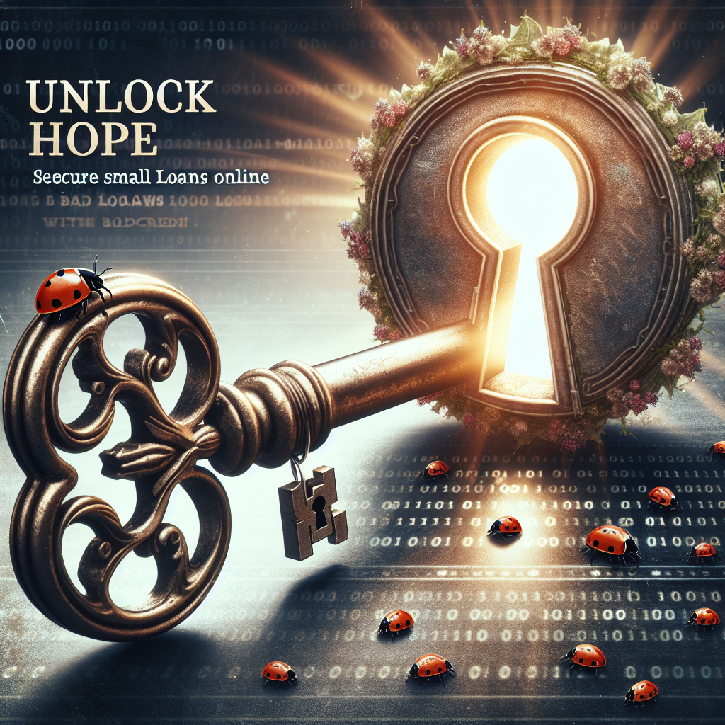 Unlock Hope: Secure Small Loans Online with Bad Credit