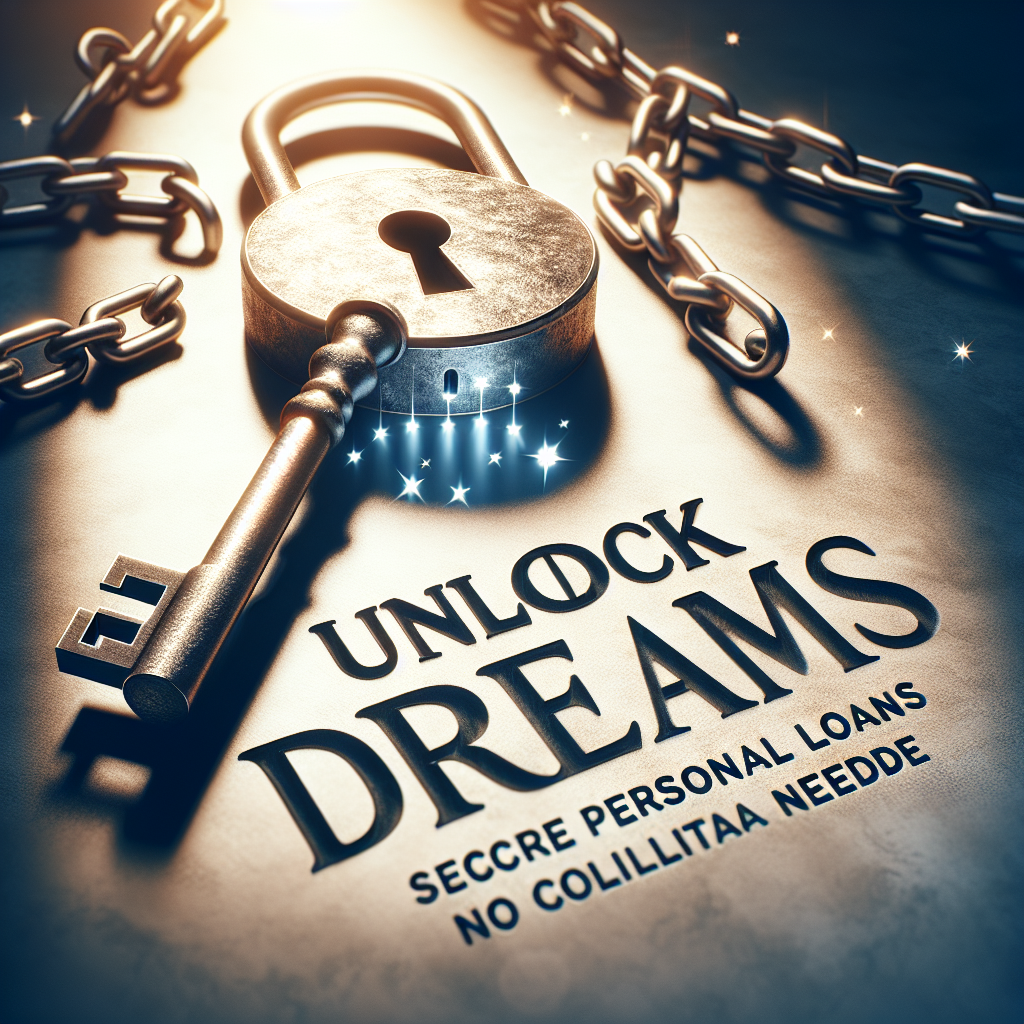 Unlock Dreams: Secure Personal Loans No Collateral Needed